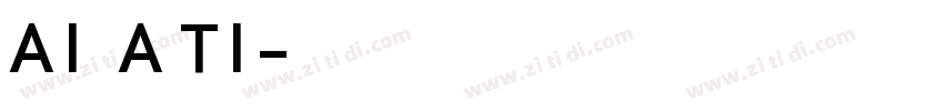 AXIFORMA THIN字体转换